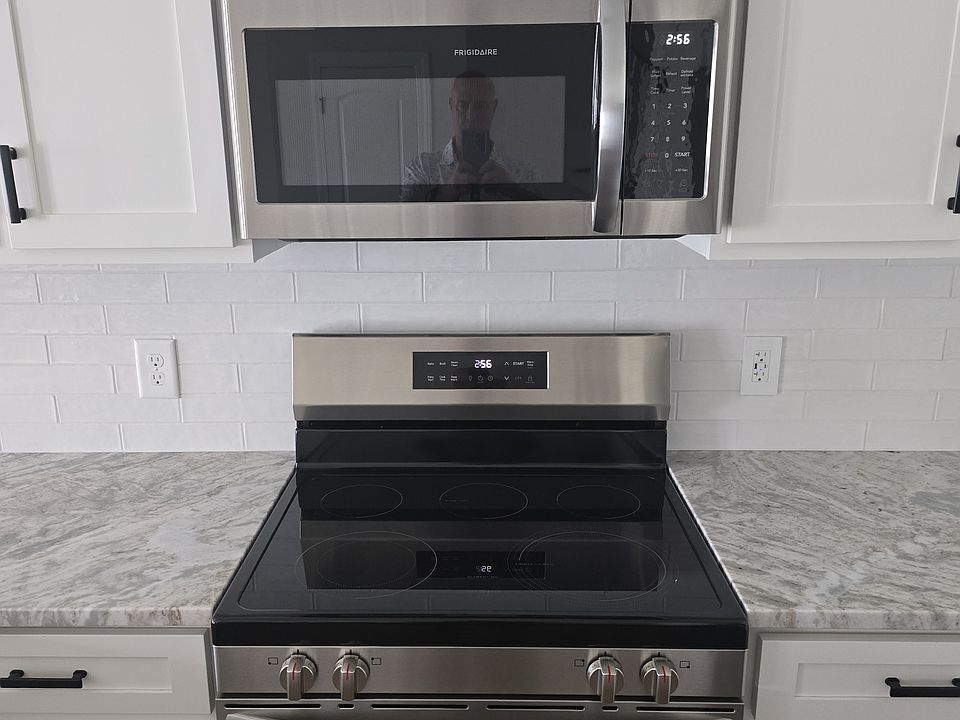 Stove Microwave with hood vent