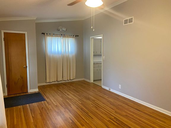 Hardwood floors in the living room and 3 main floor bedrooms.