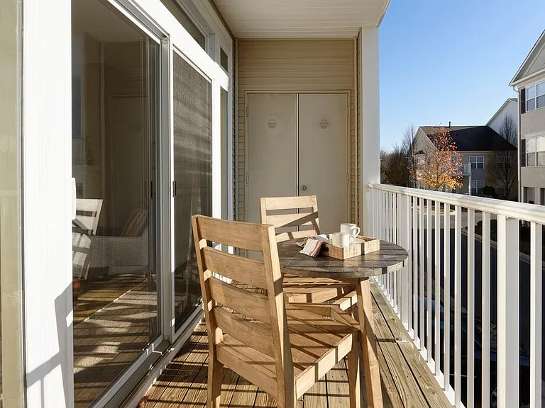 Private balcony
