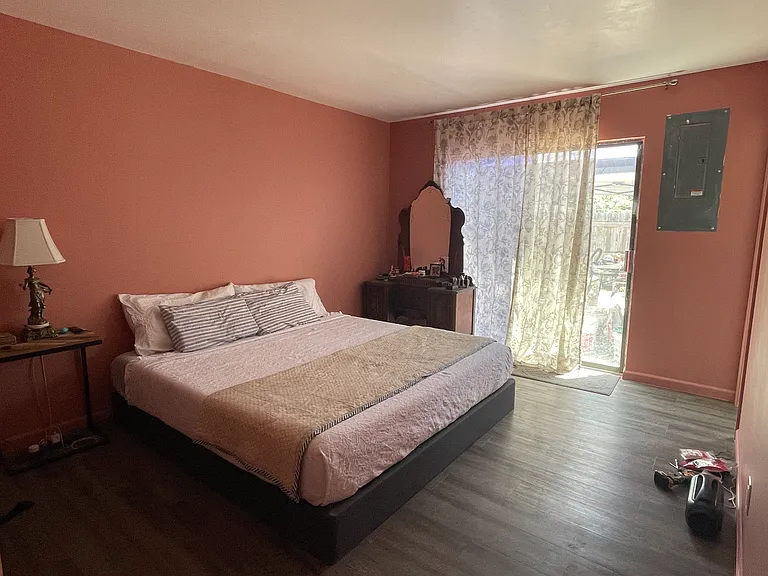 Master Bedroom, sliding door has been replaced since photo was taken.