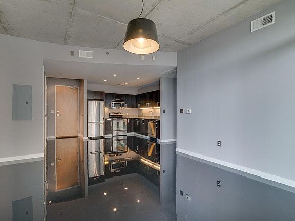 Kitchen-view from living room