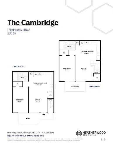 Floor plan The Cambridge