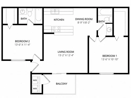 Floor plan 2X2