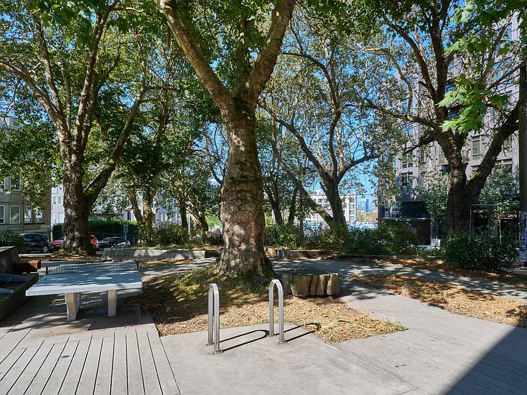 McGilvra Place Park provides a green space amidst the city