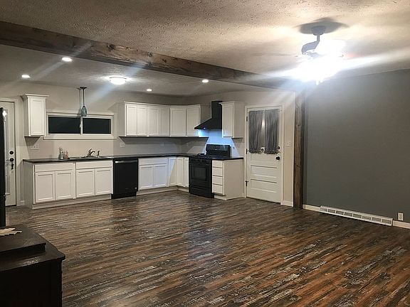 Open living room - kitchen