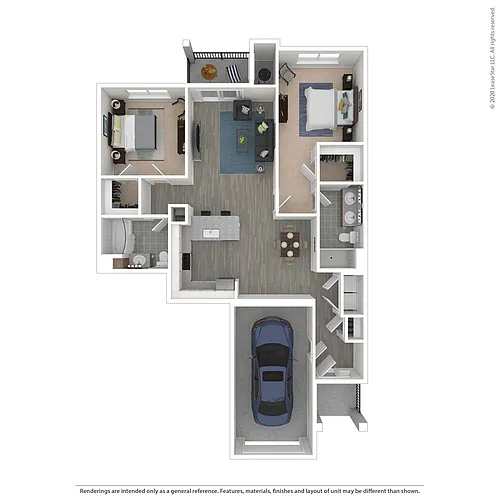 Floor plan Breakaway Townhouse