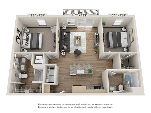 Floor plan B1