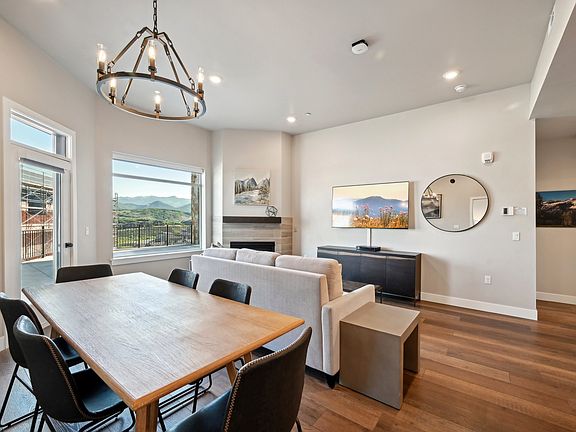 Dining and Living room with views