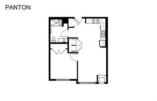 Floor plan 1 Bedroom
