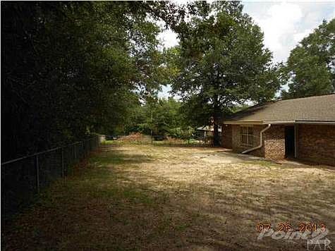 Large back yard