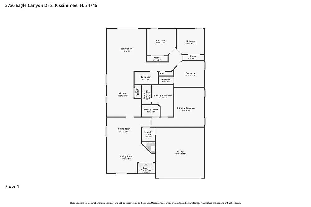 Photo 2 of 16 - 2736 Eagle Canyon Dr S - Kissimmee, FL Building Photo - 2736 Eagle Canyon Dr S