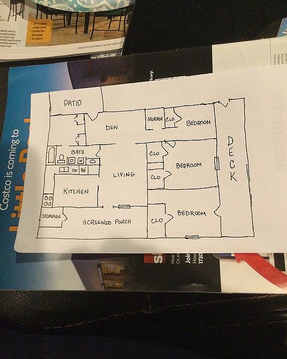 Layout of upper level
