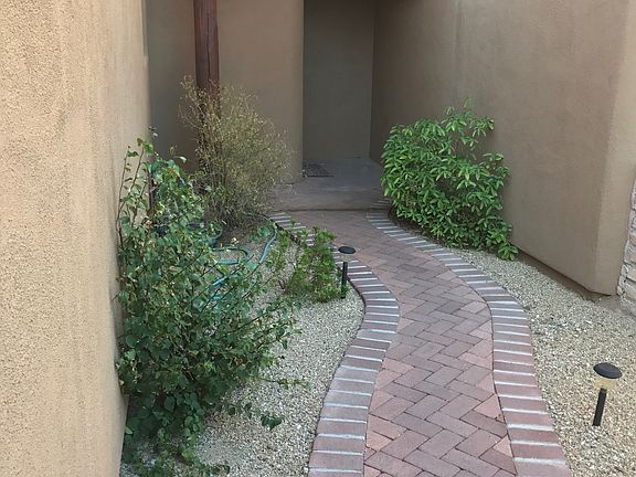 Front entry courtyard