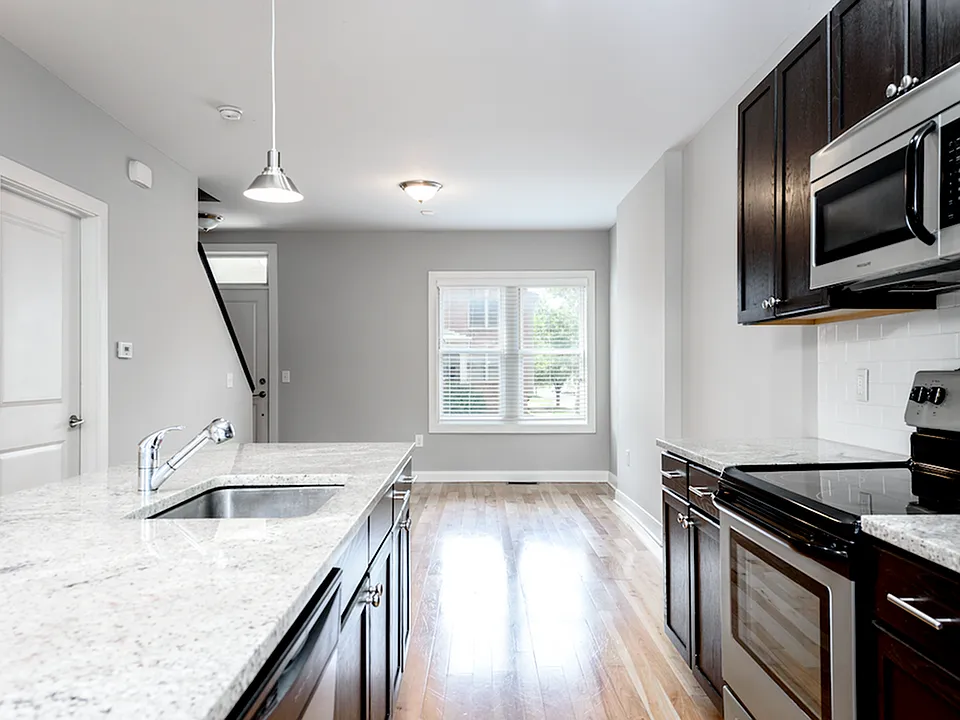 Grant Commons Kitchen and Living Room