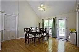 Dining Room - Hardwood Flooring-Vaulted Ceiling