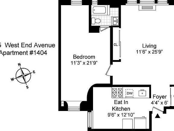 2nd image of 365 W End Ave APT 1404