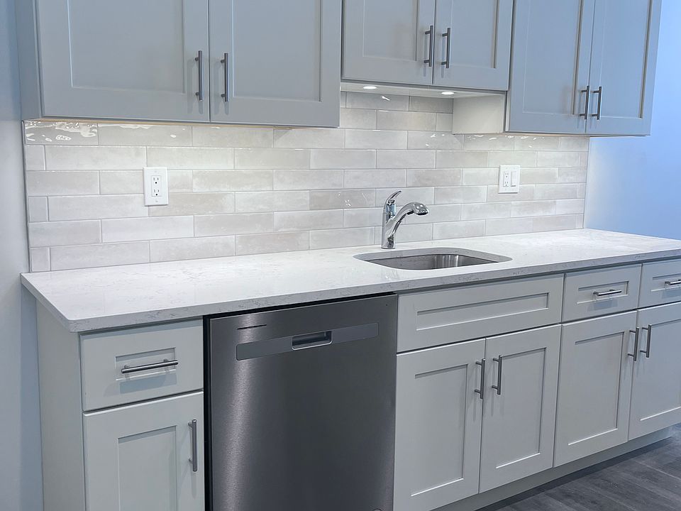 Subway tile backsplash