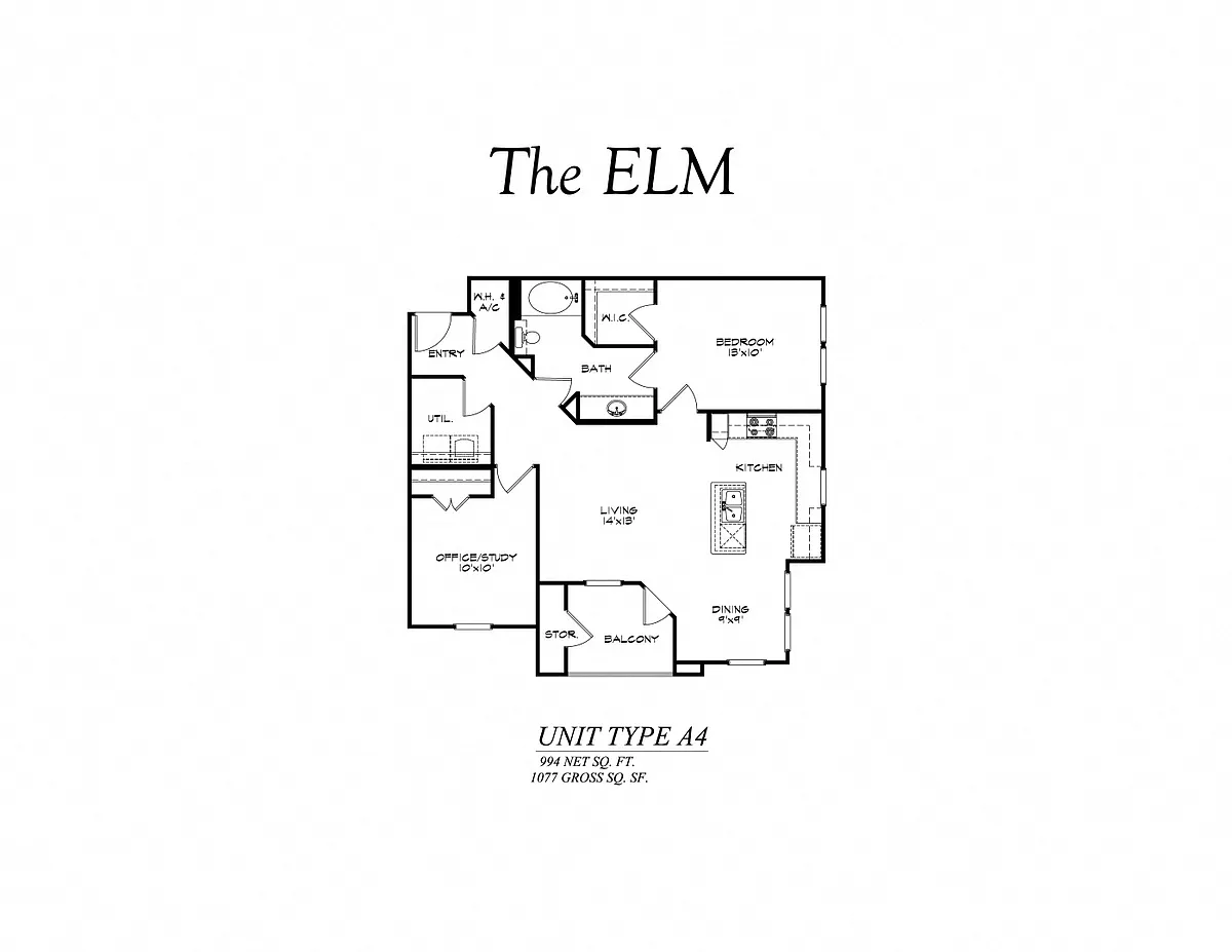 Floor plan A4 - The Elm
