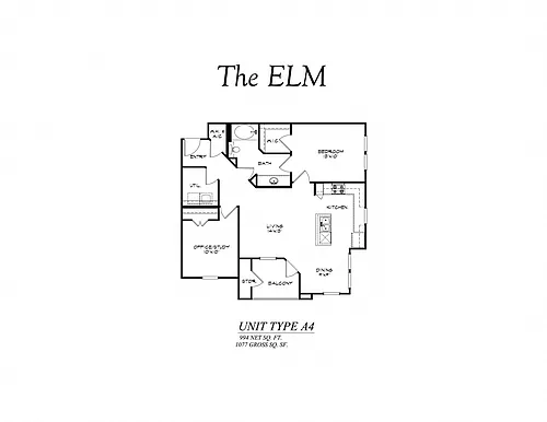 Floor plan A4 - The Elm
