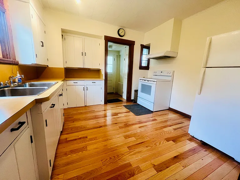 Freshly painted kitchen