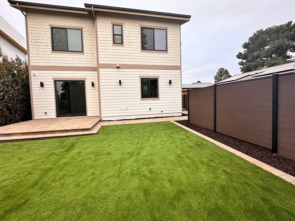 Home with large fenced yard.