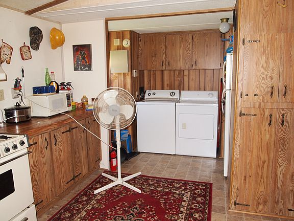 laundry area in kitchen