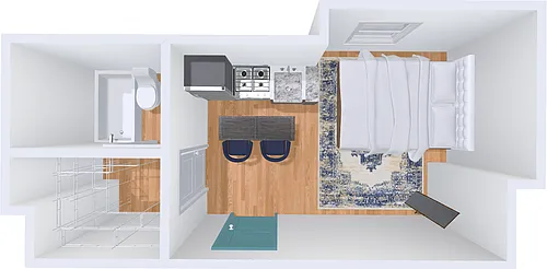 Floor plan studio 19