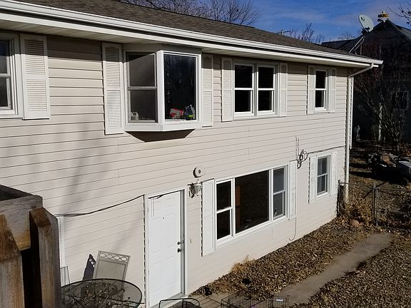 Walk out into backyard