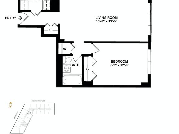 2nd image of 20 W 64th St APT 33C