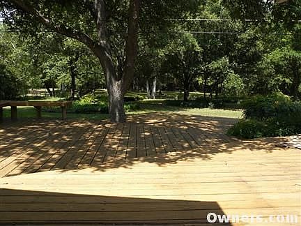 View of yard from back door.