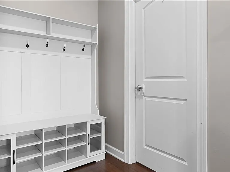 Mud room area off of garage