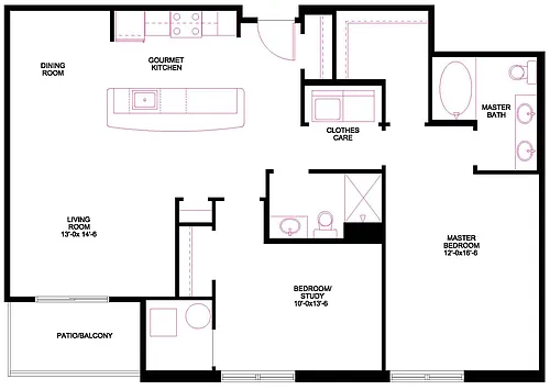 Floor plan The Ghent