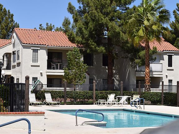 Pool located at the back of the condo