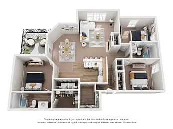Floor plan Renovated - Hawthorne