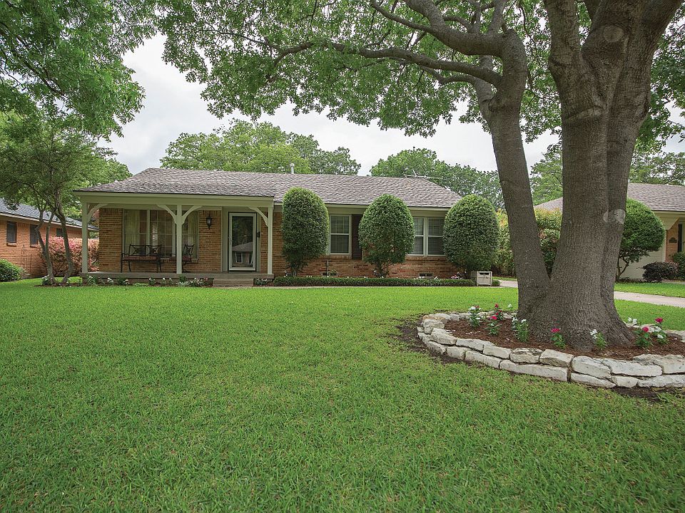 Lush lawn and landcaping