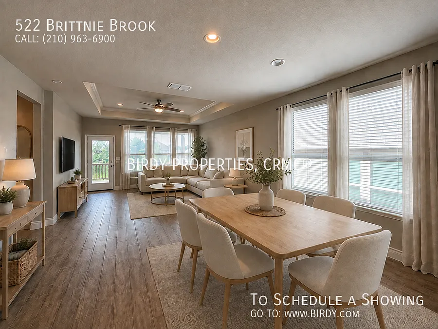 "Charming 4-Bedroom Sanctuary at 522 Brittnie Brook, San Antonio Spacious 1836 Sq. Ft. with 2 Ful... — Photo 2