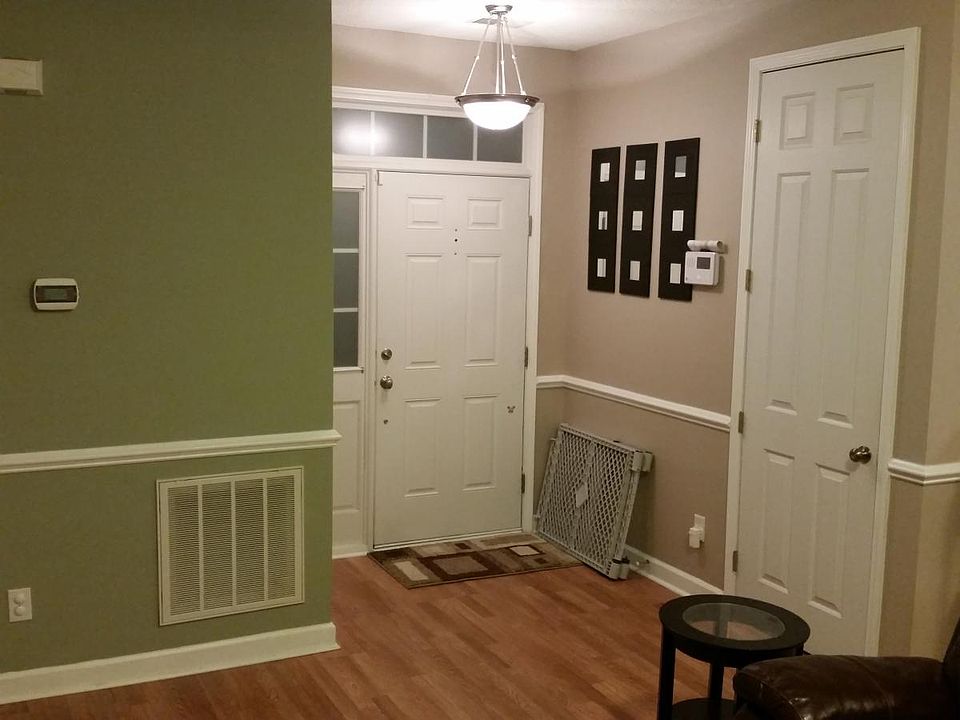 View of front door from Great room