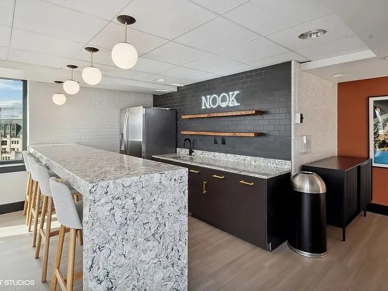 Second lounge area for residents to enjoy at Archer Tower in Denver, CO
