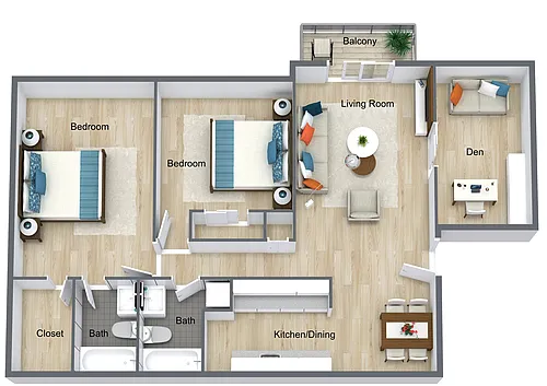 Floor plan Stein w/ Den