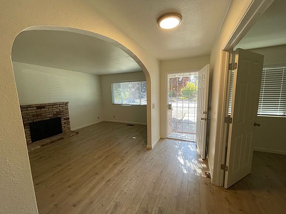 Entryway and living room