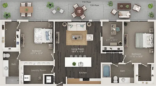 Floor plan B8PH