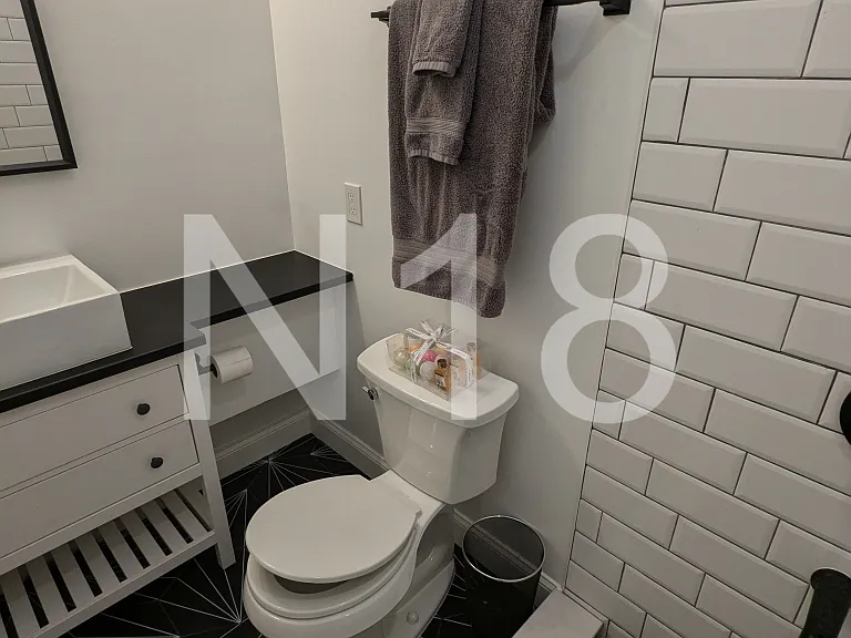 Second full bathroom with walk-in shower