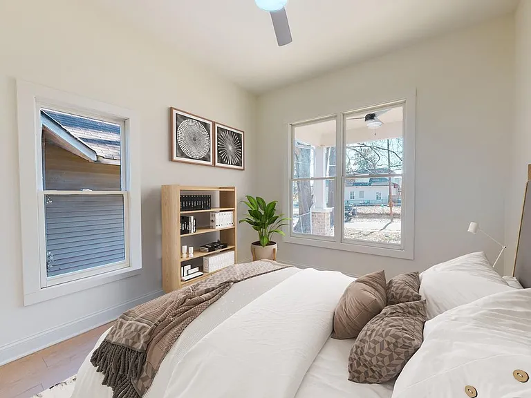 Bedroom 4. This image shows a virtually furnished space. Bedrooms come unfurnished.