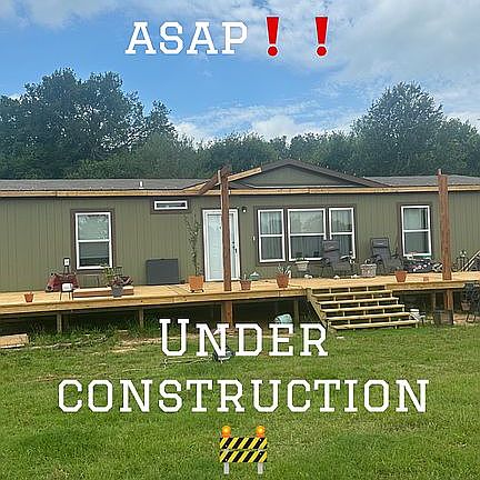 Covered porch to be finished