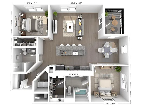 Floor plan B4