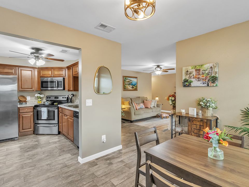Beautiful kitchen, dining area & living room. Furnished-turnkey and ready for your arrival!