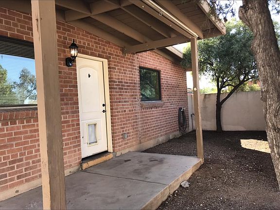 Front door and porch