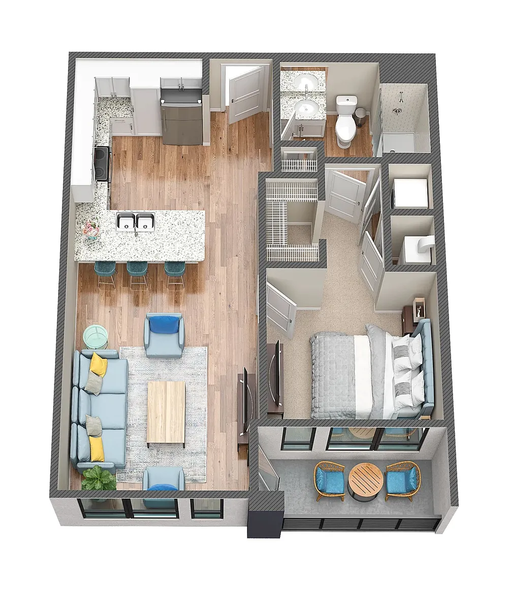 Floor plan Picasso WF B*