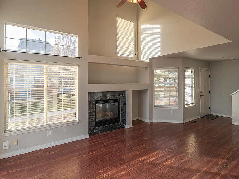 Living Room with gas fireplace