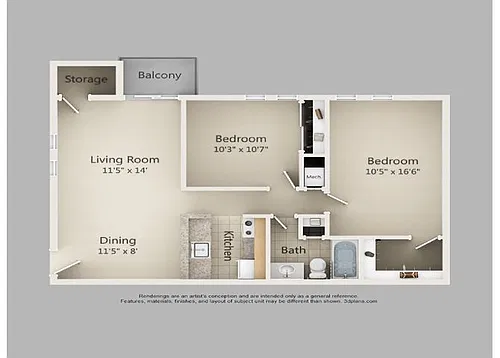 Floor plan C4